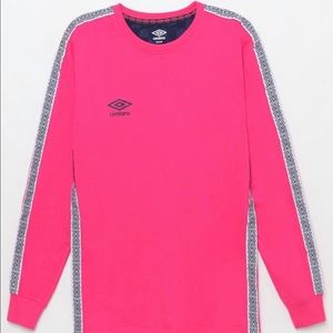 Pink Umbro long sleeve shirt